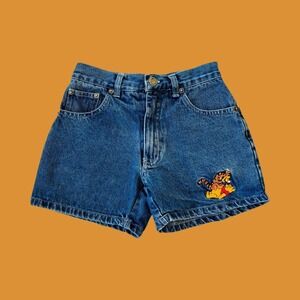 Vintage Winnie the Pooh Denim Shorts, Girl's Size 7